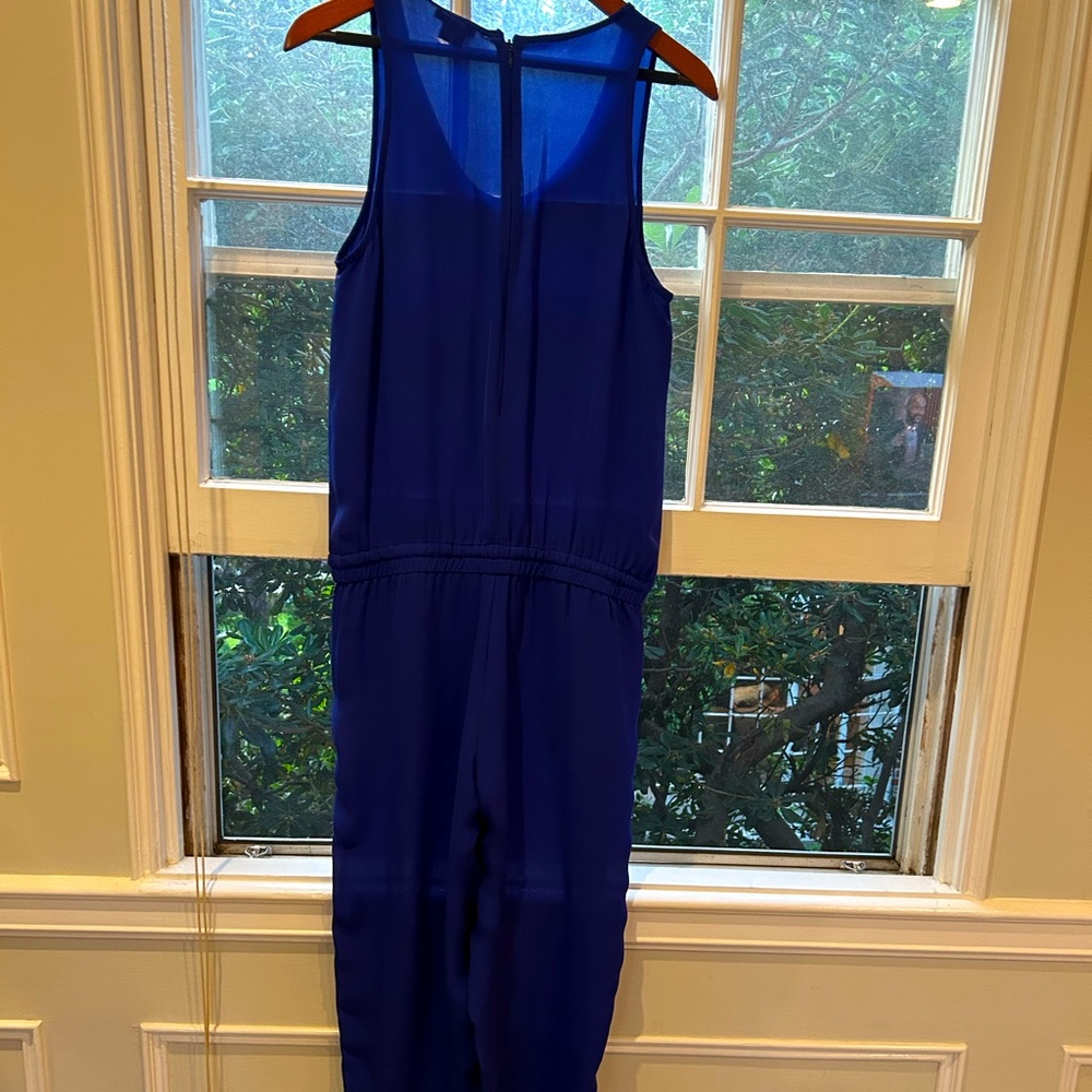 Theory sleeveless jumpsuit.